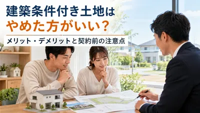 建築条件付き土地はやめた方がいい？メリット・デメリットと契約前の注意点