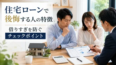 住宅ローンで後悔する人の特徴｜借りすぎを防ぐチェックポイント