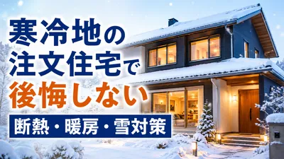 寒冷地の注文住宅で後悔しない断熱・暖房・雪対策