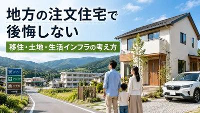 地方の注文住宅で後悔しない移住・土地・生活インフラの考え方