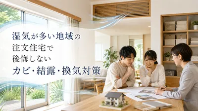 湿気が多い地域の注文住宅で後悔しないカビ・結露・換気対策
