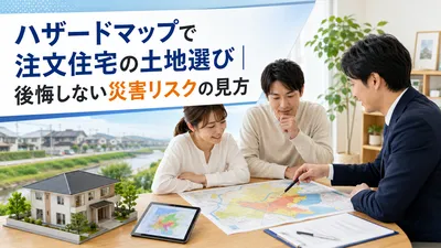 ハザードマップで注文住宅の土地選び｜後悔しない災害リスクの見方
