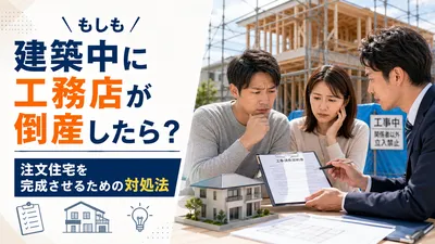 もしも建築中に工務店が倒産したら？注文住宅を完成させるための対処法