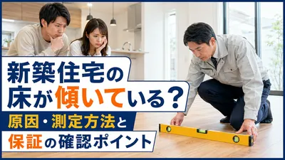 新築住宅の床が傾いている？原因・測定方法と保証の確認ポイント