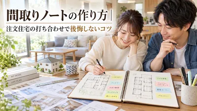 間取りノートの作り方｜注文住宅の打ち合わせで後悔しないコツ