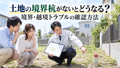 土地の境界杭がないとどうなる？境界・越境トラブルの確認方法